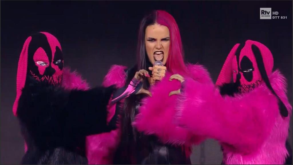 Megara en 'Una voce per San Marino'.