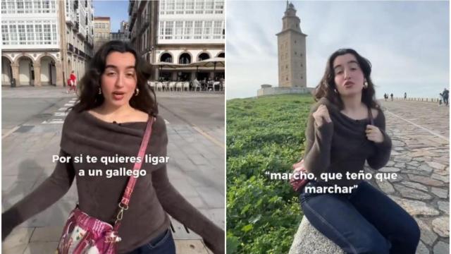 La tiktoker Ariane Hoyos en el vídeo