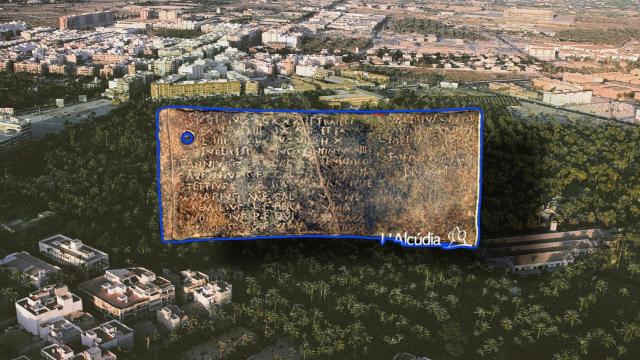 'La tabula de Ilici' reparte zonas entre diez soldados.