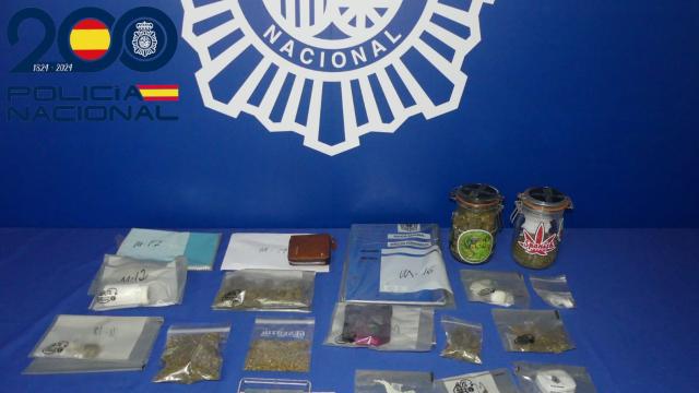 Efectos incautados por la Policía Nacional