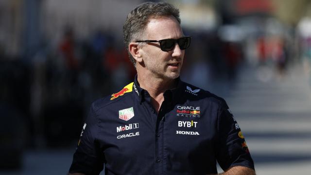 Christian Horner, en Baréin durante los test de pretemporada.