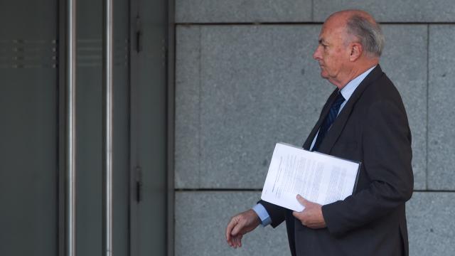 García-Castellón, a la entrada de la Audiencia Nacional, el pasado 24 de enero.