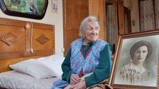 Emma Morano, la mujer más longeva de Italia.