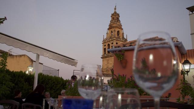 Una imagen desde la terraza del restaurante.