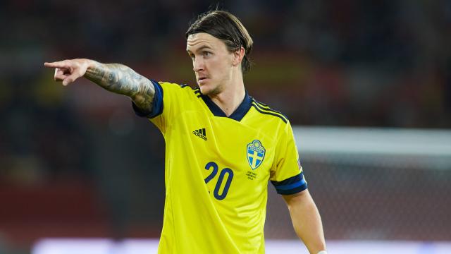 Kristoffer Olsson, con la selección de Suecia