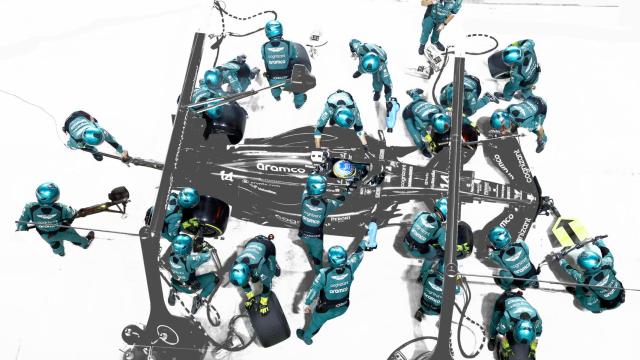 Así es una parada en boxes en Fórmula 1