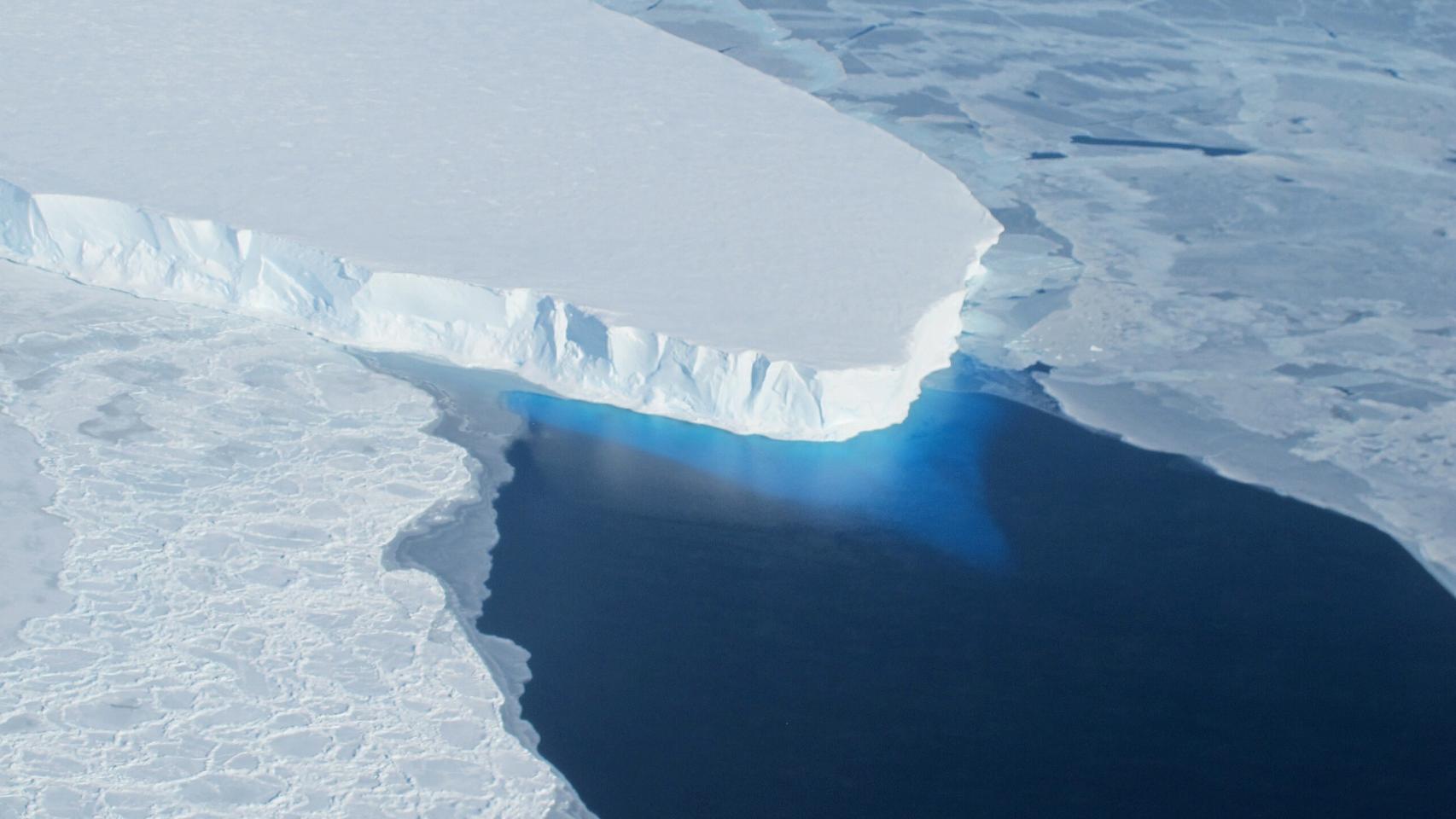 El glaciar Thwaites ha sido uno de los más afectados.