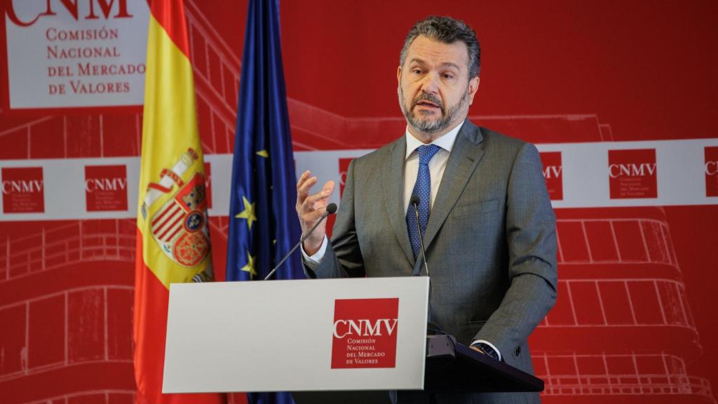 El presidente de la CNMV, Rodrigo Buenaventura, presenta el plan de actividades de la entidad para 2024.