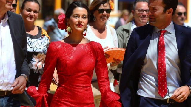 Inés Arrimadas en La Feria de Jerez.