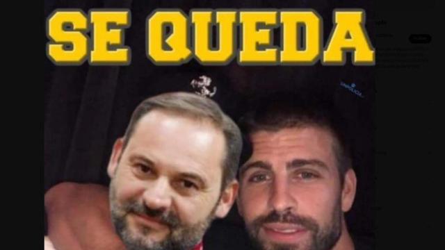Uno de los memes de Ábalos: con el mítico se queda de Piqué