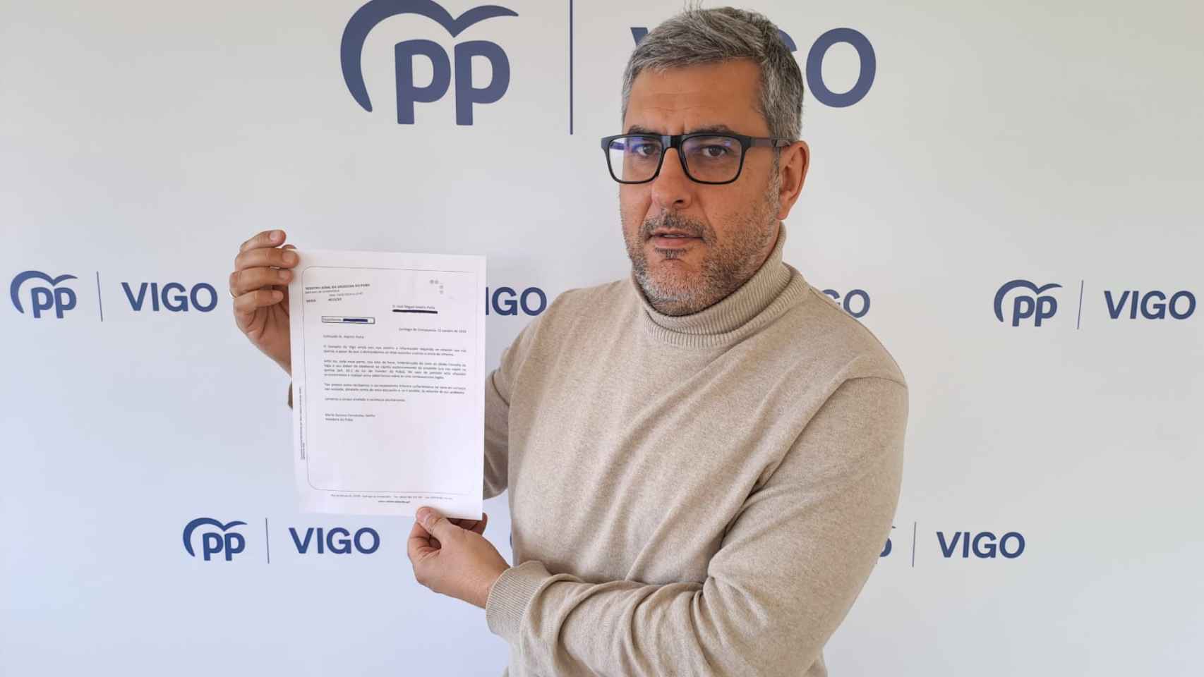 Miguel Martín, concejal del PP de Vigo.