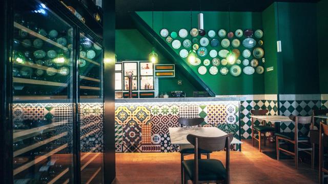 El interior del restaurante.