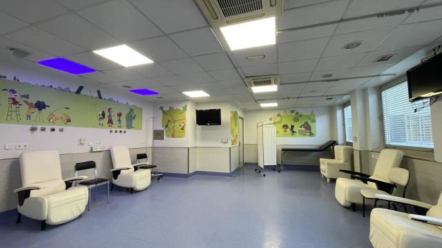 Interior de una de las nuevas salas instaladas en el Hospital La Paz.