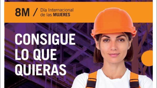 El cartel de la campaña '8M: Consigue lo que quieras'.