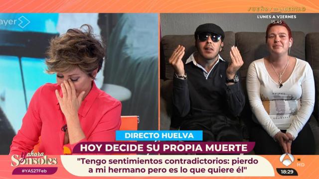 Sonsoles Ónega se rompe en directo al escuchar la durísima historia de José Díaz:  Dice que no llores