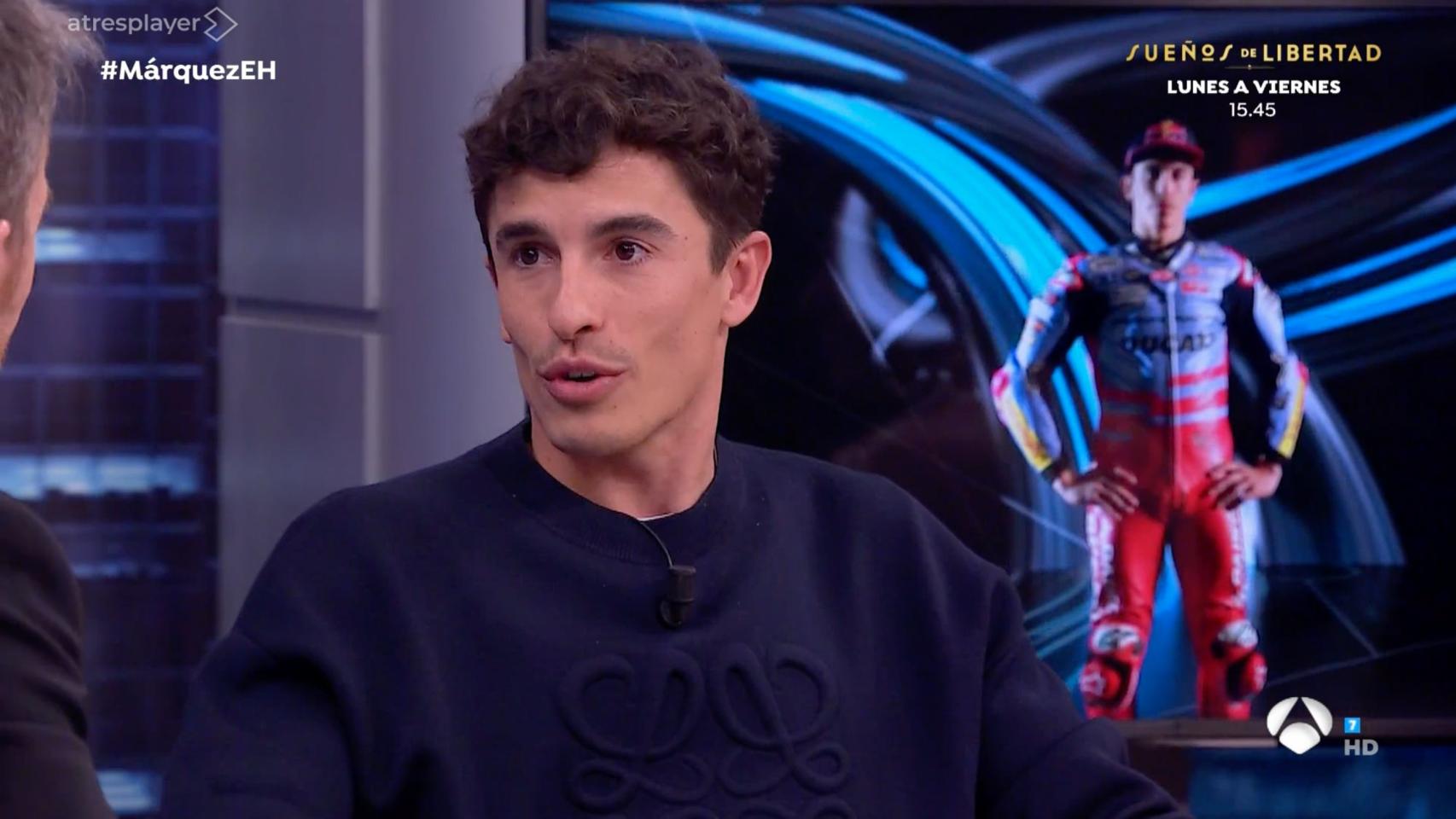 Marc Márquez en 'El Hormiguero'.