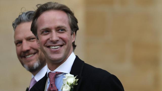 Thomas Kingston el día de su boda con Lady Gabriella Windsor.