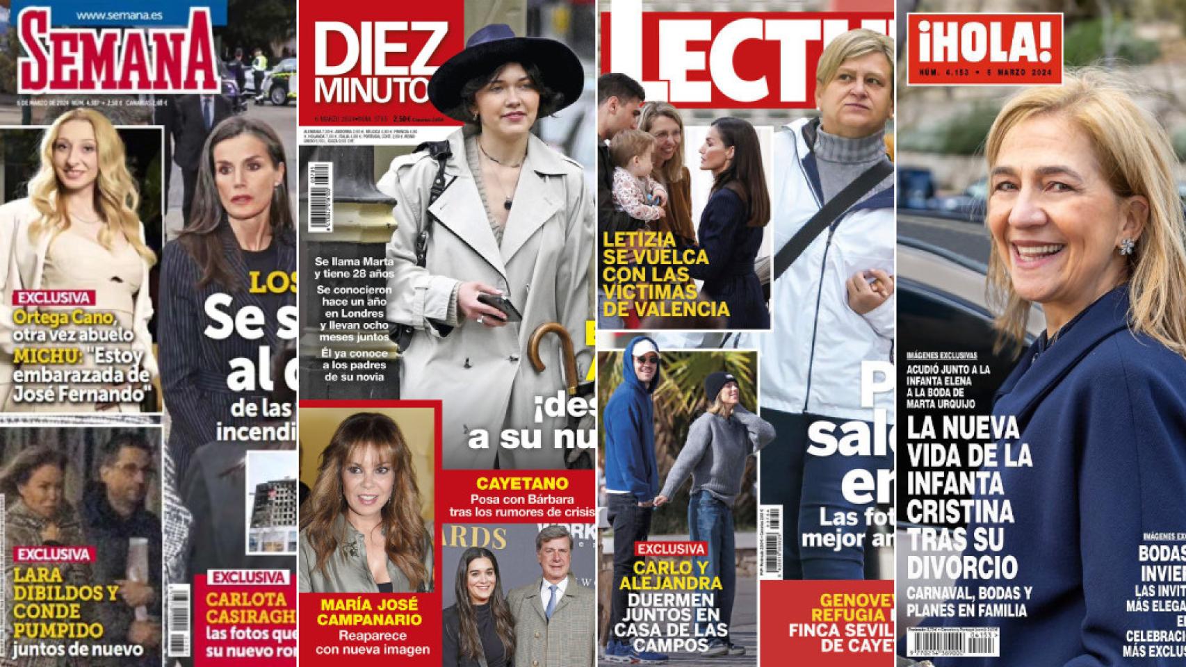 Portadas de revistas.