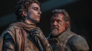 Timotheé Chalamet y Josh Brolin en 'Dune: Parte 2'