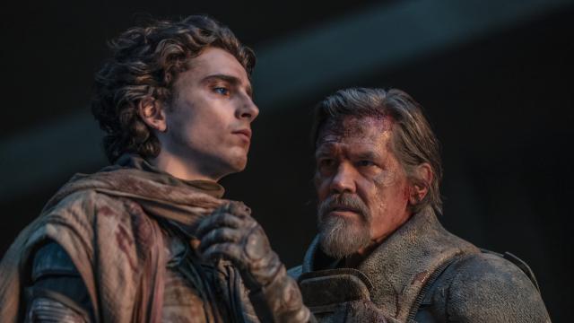 Timotheé Chalamet y Josh Brolin en 'Dune: Parte 2'