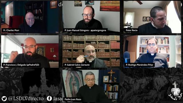 Un instante de la tertulia 'La Sacristía de La Vendée', tertulia emitida en YouTube.