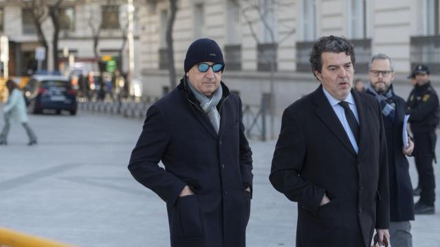 Juan Carlos Cueto, a su llegada a la Audiencia Nacional.