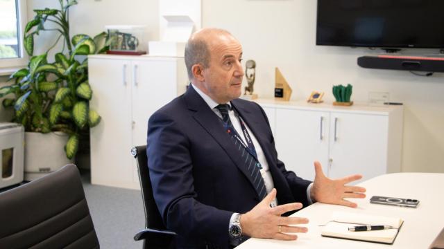Manuel García del Valle, director general de Inetum en Iberia & Latam, durante su entrevista con D+I - EL ESPAÑOL.