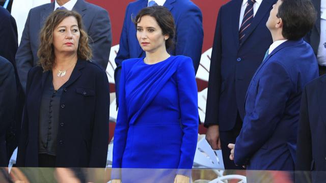 Francina Armengol, en su etapa de presidenta de Baleares, junto a Isabel Díaz Ayuso en una fotografía de archivo.
