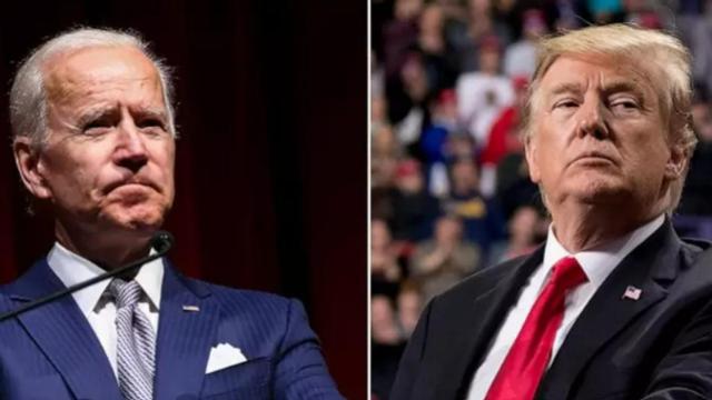 Joe Biden y Donald Trump.