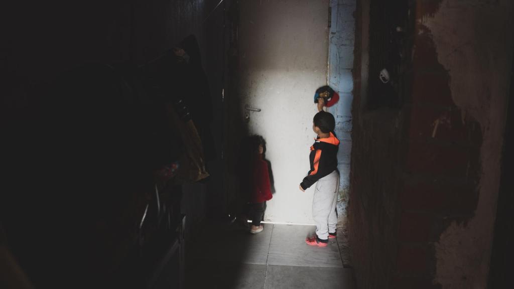 En el interior de la casa de Imane.