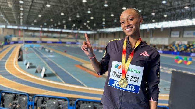 Ana Peleteiro, tras su victoria en el Campeonato de España de Ourense 2024