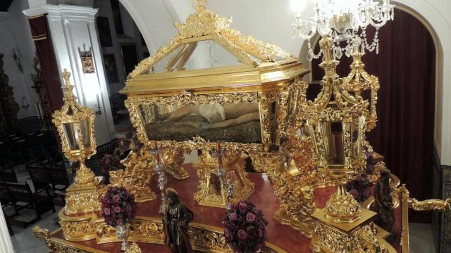 El paso del Santísimo Cristo del Descendimiento, de la Soledad de Pilas