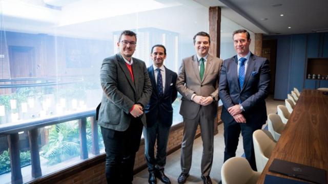 Vicente Martín, Manuel Márquez, José María Bellido y Francisco Espinosa.