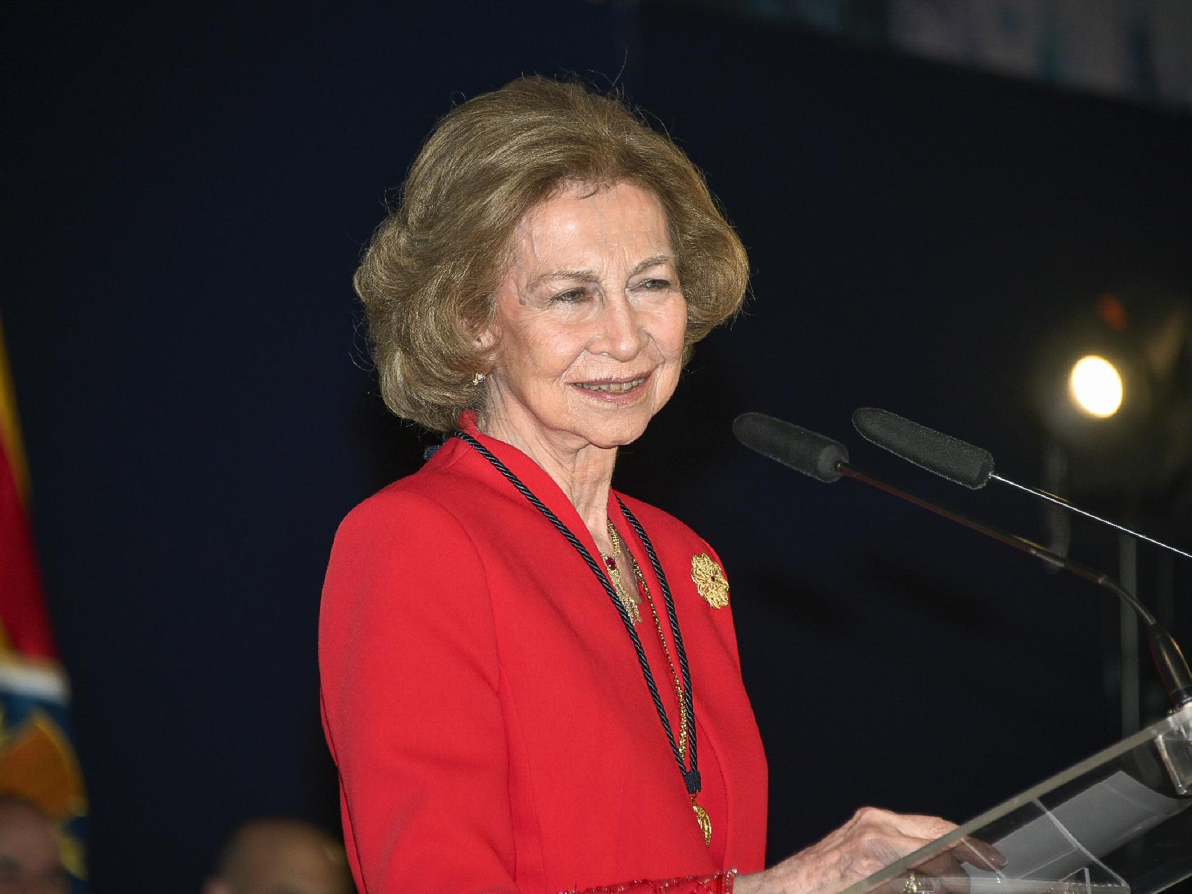 La Reina recibe la Medalla de Oro de Islas Baleares.