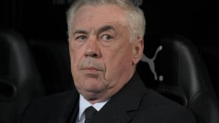 Carlo Ancelotti, durante el encuentro ante el Valencia