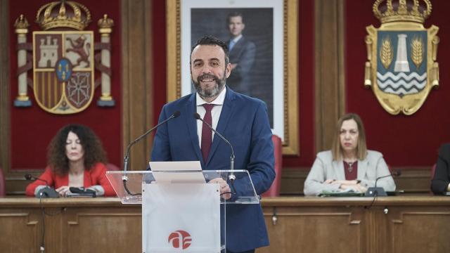 José Luis Blanco durante su discurso.