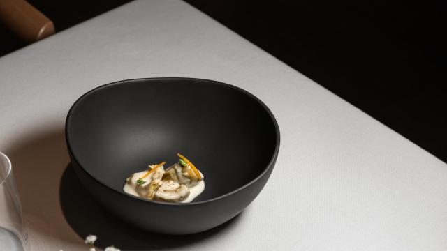 Fotos de platos de Palodú y Areia, nuevos Soles Repsol en Málaga.