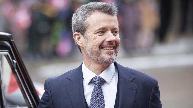 Federico de Dinamarca en un evento el 15 de enero de 2024.