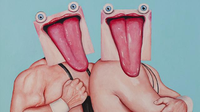 Yves Decamps: Detalle de 'I Want To Break Free', 2023 (3 Punts Galería en Art Madrid)