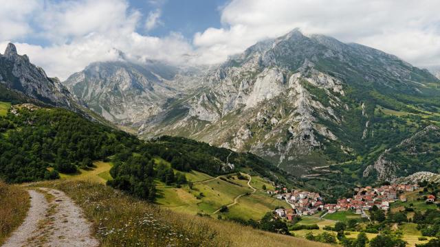 Paisaje de Cabrales, en Asturias.