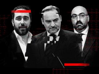 Víctor de Aldama, José Luis Ábalos y Koldo García.