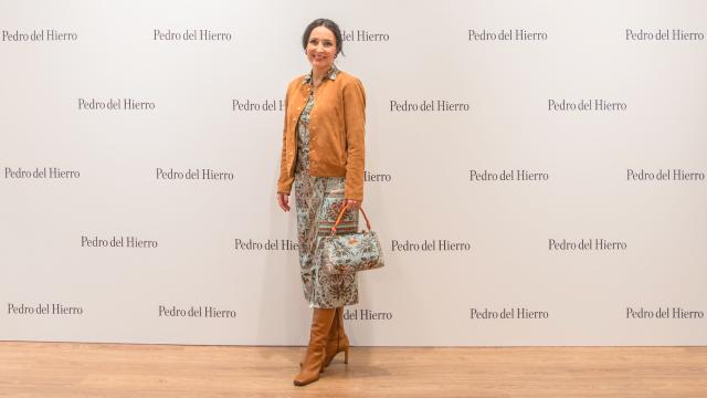 Cruz Sánchez de Lara posa en el 'photocall' de la colección ByBy de Pedro del Hierro.