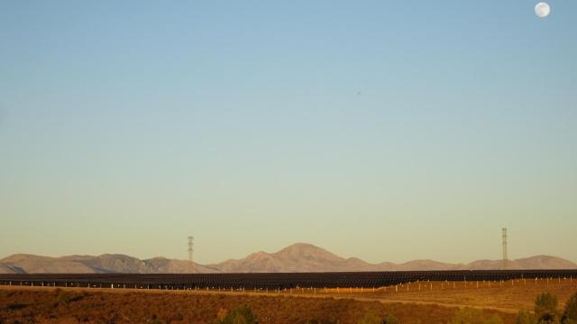 Planta fotovoltaica de Velilla en la montaña palentina