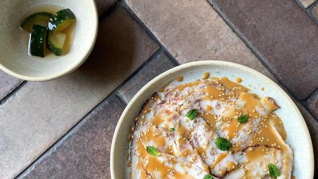 Uno de los platos del restaurante.