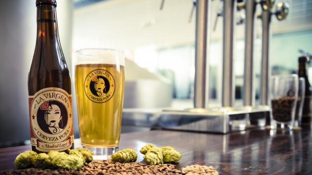 Cerveza La Virgen en una imagen de archivo.