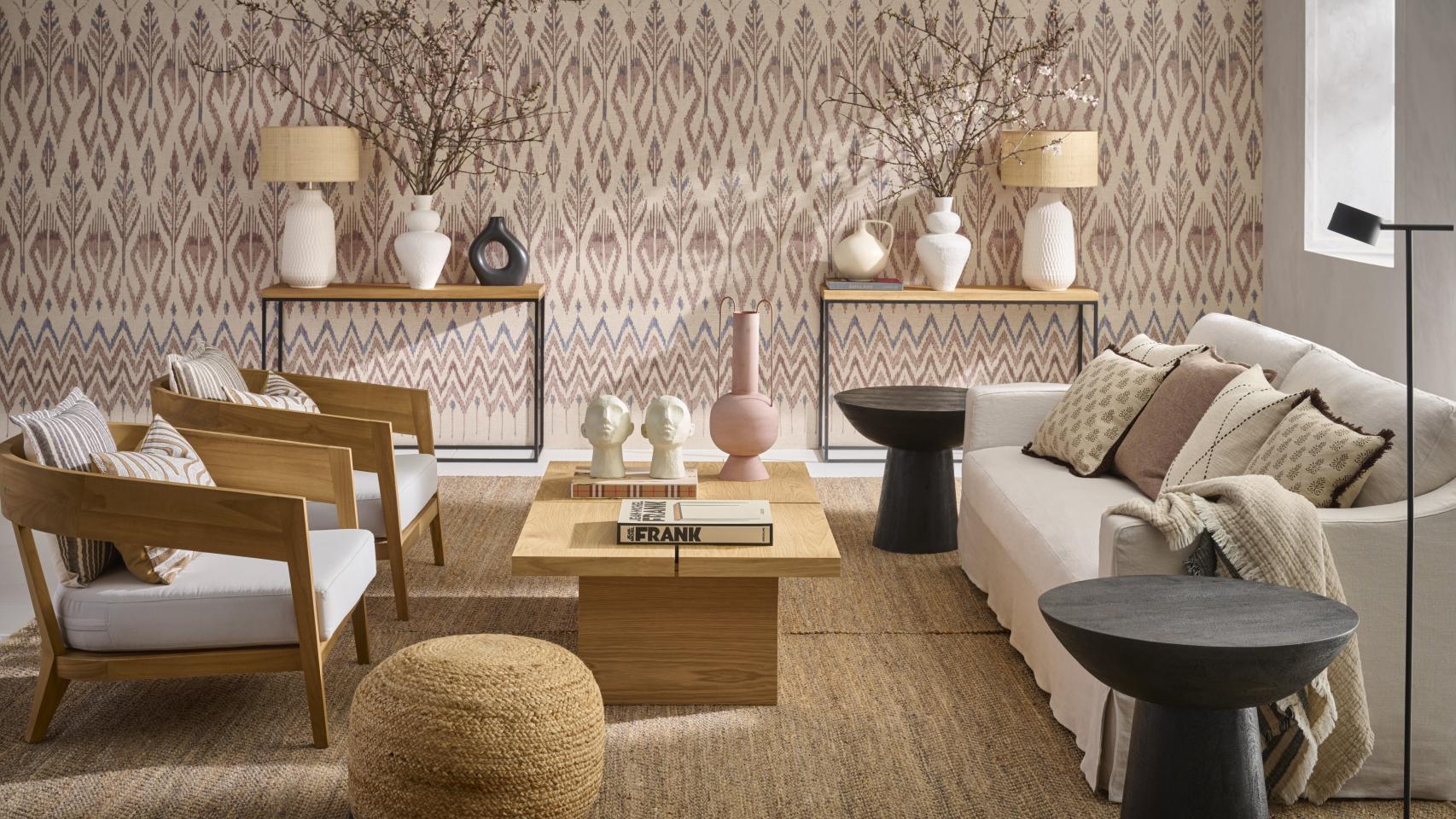 Tendencia de decoración de primavera.