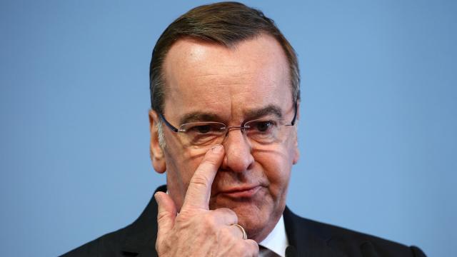 El ministro alemán de Defensa, Boris Pistorius, comparece este martes en Berlín.