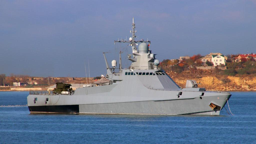 Barco patrullero Sergei Kotov hundido por estos drones marítimos.