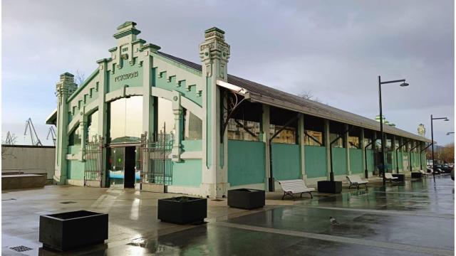Pescadería de Ucha, en el barrio de A Magdalena