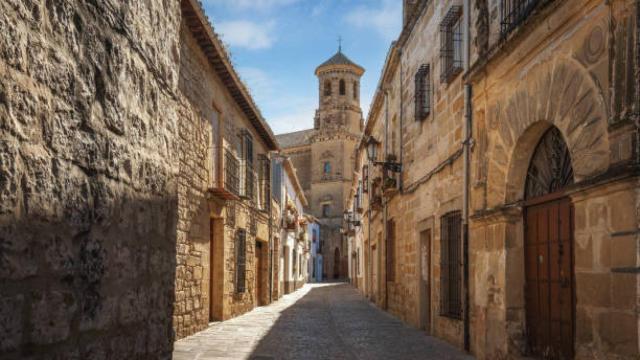 Una de las calles más estrechas de Baeza